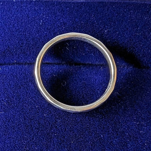 British Vintage Jewelry Plain Sterling Silver Ring